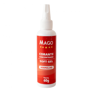 CORANTE SOFT GEL VERMELHO 60G MAGO