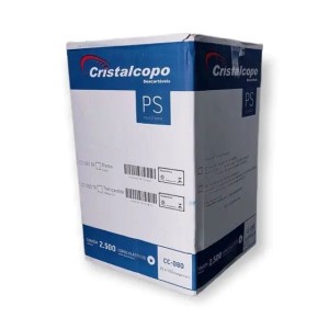 CAIXA DE COPO DESCARTAVEL 80 ML TRANSPARENTE C/2500 UNIDADES (25X100)